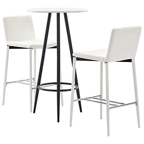 Tidyard Set 3 pz da Bar, Set Tavolino Bar, Set Bar per la Casa, Set di Mobili da Balcone, Set di Mobili per Cucina, Set Ta...