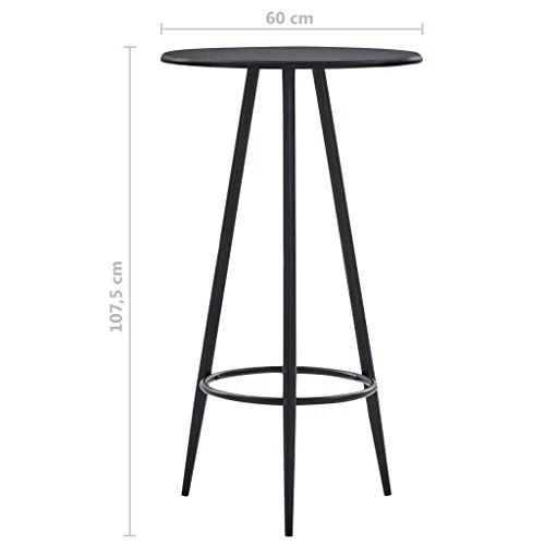 Tidyard Set 3 pz da Bar, Set Tavolino Bar, Set di Mobili per Cucina, Set Bar per la Casa, Set di Mobili da Balcone,Set Tav...