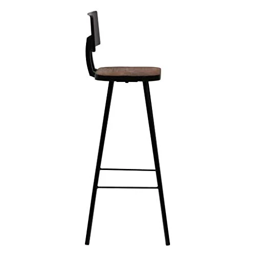 Tidyard Set 3 Pezzi: 1 Tavolo da Bar con 2 Sedie da Bar Legno Massello di Mango 8455