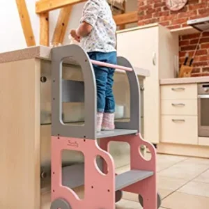 Torre d’apprendimento, scrivania e sgabello Montessori Toddler in Family