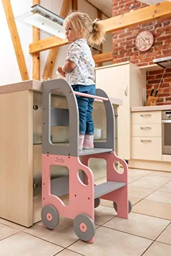 Torre d’apprendimento, scrivania e sgabello Montessori Toddler in Family