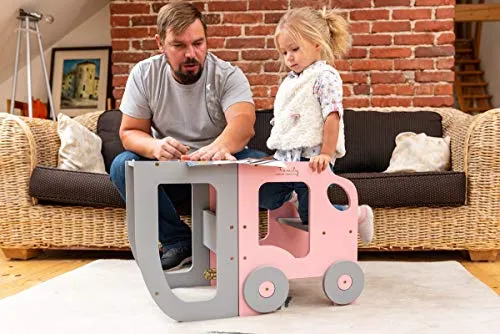 Torre d’apprendimento, scrivania e sgabello Montessori Toddler in Family