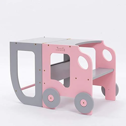 Torre d’apprendimento, scrivania e sgabello Montessori Toddler in Family