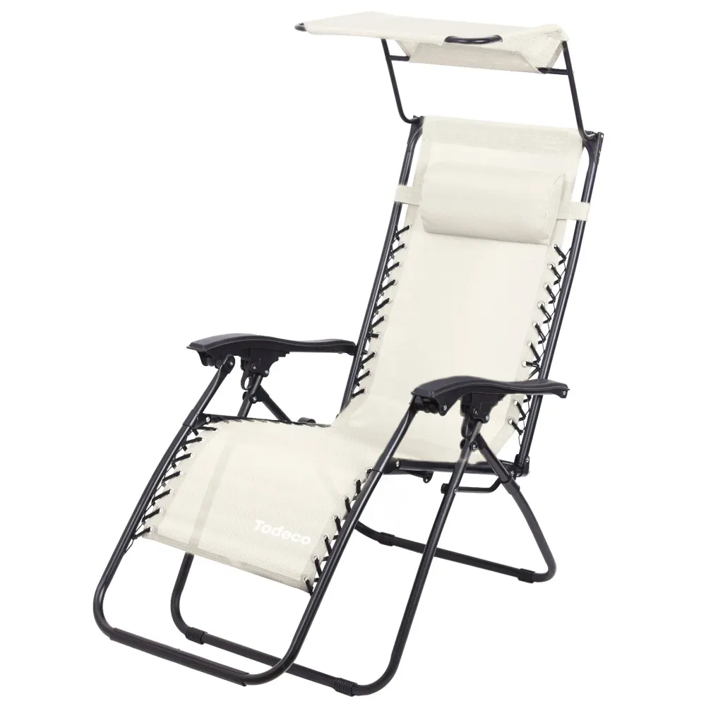 Sedia sdraio (Beige Chiaro) Todeco