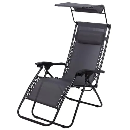 Sedia Sdraio Chaise Longue (Grigio) Todeco