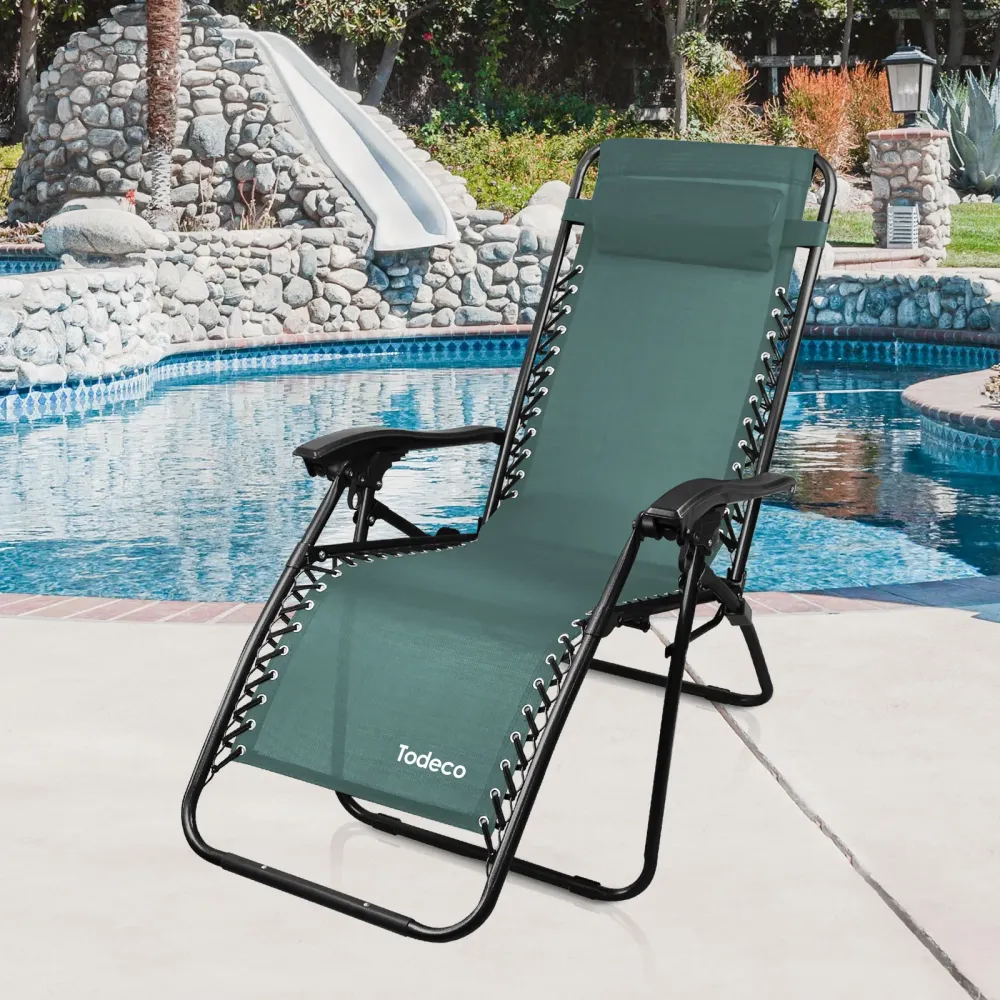 Sedia Sdraio Chaise Longue (Verde) Todeco