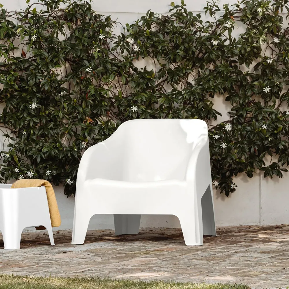 TOOMAX - Poltrona da esterno Petra Bianca - h70x79x76,5 cm