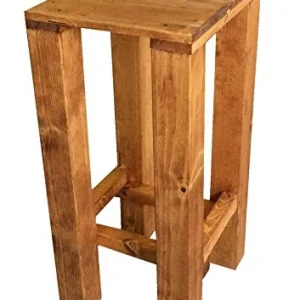 TOTAL WOOD 2012 Sgabello Bar Pub Legno per Esterno Interno 40x35x80 cm Anche su Misura!