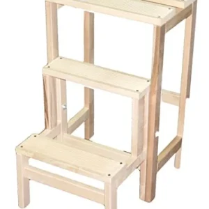 Sgabello Ribaltina Legno Naturale 10610 TRE.B.