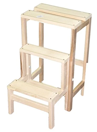 Sgabello Ribaltina Legno Naturale 10610 TRE.B.