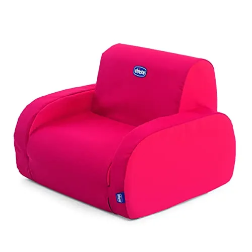 Twist Poltroncina per Bambini Trasformabile Chaise Longue e Divanetto, Sedia per Bambini con 3 Configurazioni, Comoda e Le...