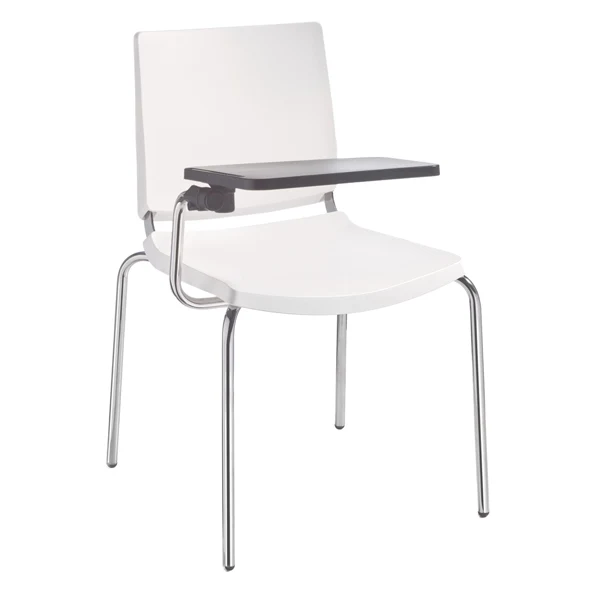 Unisit - ATT-BI - Seduta attesa Atenea ATT - con tavoletta scrittoio - senza braccioli - bianco - Unisit - 96502 - Conf. d...