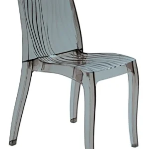 Sedia Dune fumè chiaro (Conf. da 6 pz.) UP ON