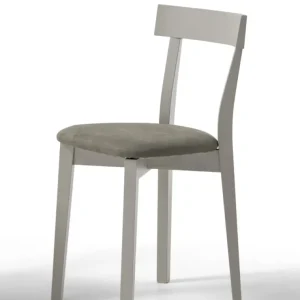 Ursula - Set da 2 Sedia legno di faggio seduta ecopelle cm 40x41x83h - vari colori
