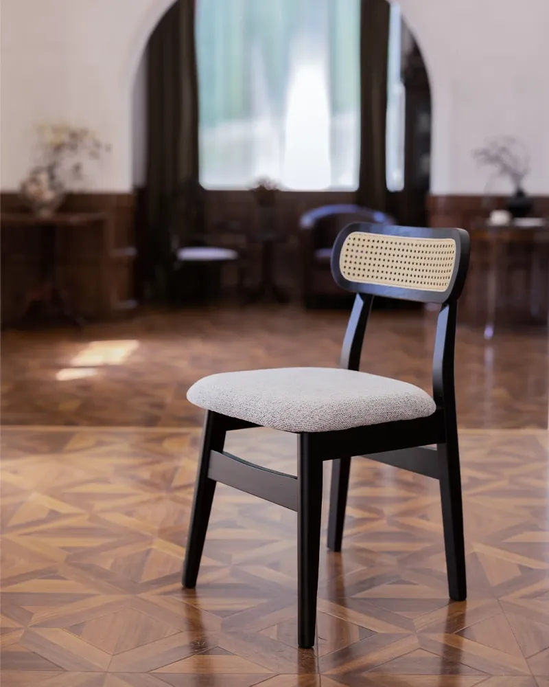 Valeria sedia legno beige scuro