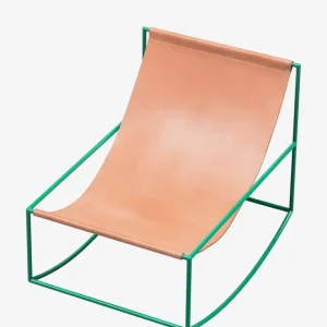 sedia dondolo pelle VALERIE OBJECTS
