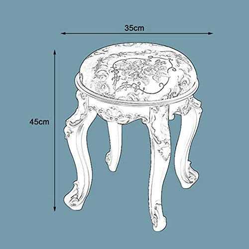 Sgabello da Trucco, Sedia Trucco Salvaspazio per la Camera da Letto del Bagno Vanity, Facile da Installare, 35X45CM Vanity...