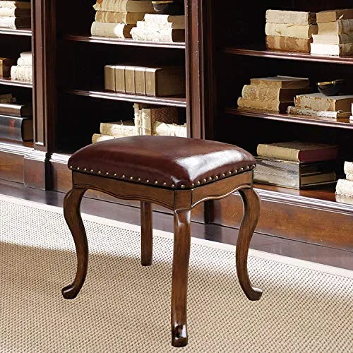 Vanity Benches Sgabello, Puff Contenitore Ecopelle, Sgabello Pianoforte, capacità 100 kg, Mobili Decorativi per Casa, Came...
