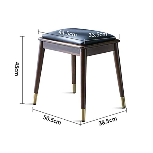 Vanity Benches Sgabello da Toeletta per Camera da Letto, Sedia da Trucco per Bagno, Sgabello Pianoforte, capacità 200 kg,...
