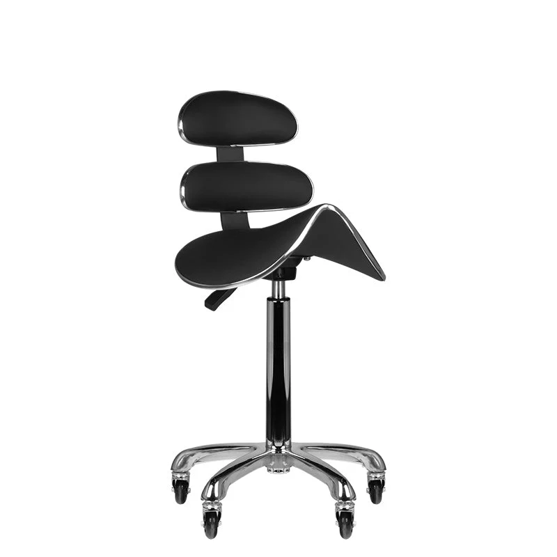 Velocità di rotazione sgabello cosmetico alto nero am-880