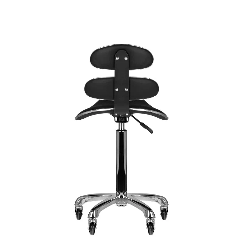 Velocità di rotazione sgabello cosmetico alto nero am-880