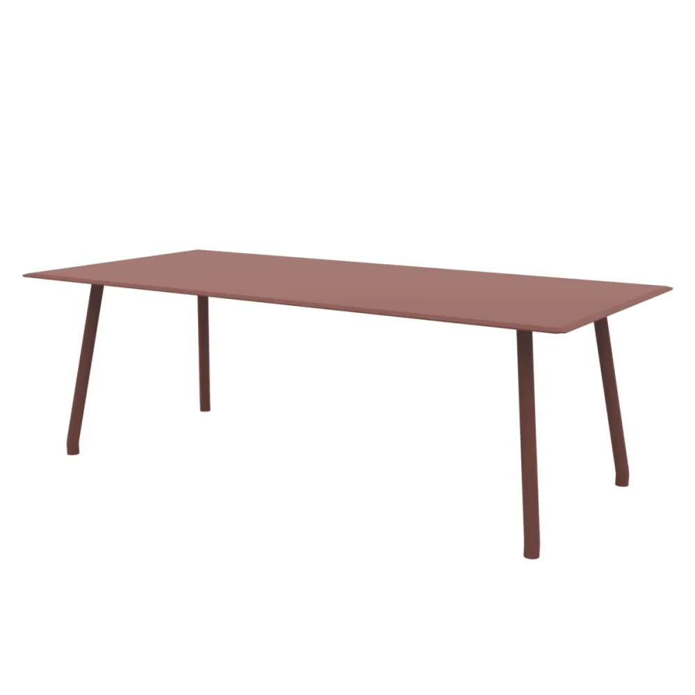 Tavolo rettangolare alluminio "Verdea" da pranzo per giardino cm 220x100 75h Vermobil