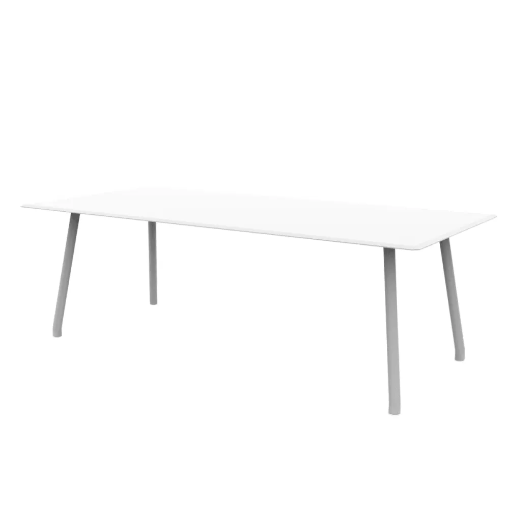 Tavolo rettangolare alluminio "Verdea" da pranzo per giardino cm 220x100 75h Vermobil