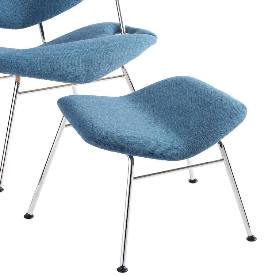 VL136 SGABELLO LOUNGER TESSUTO ACCOGLIENTE VERMUND
