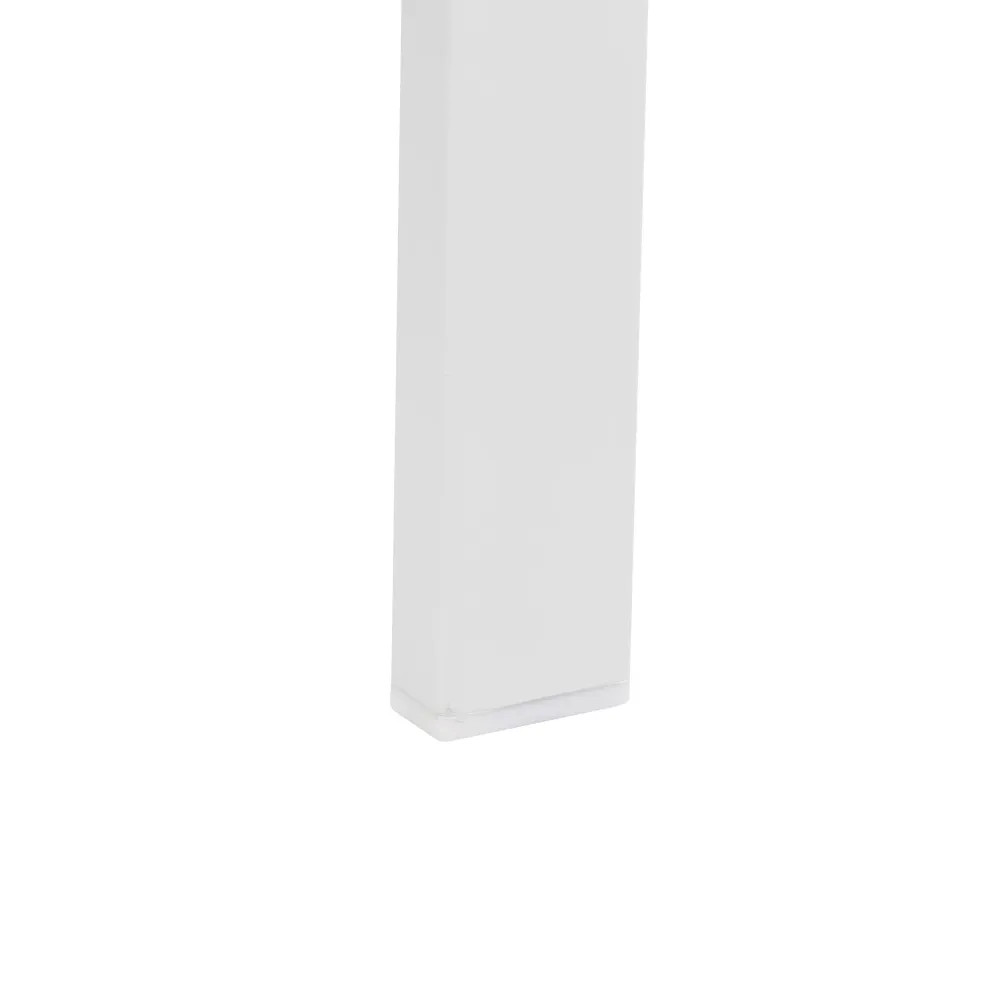 VESTIAMO CASA GIARDINO - Set da giardino acciaio Bianco con Doghe Effetto Legno Antracite
