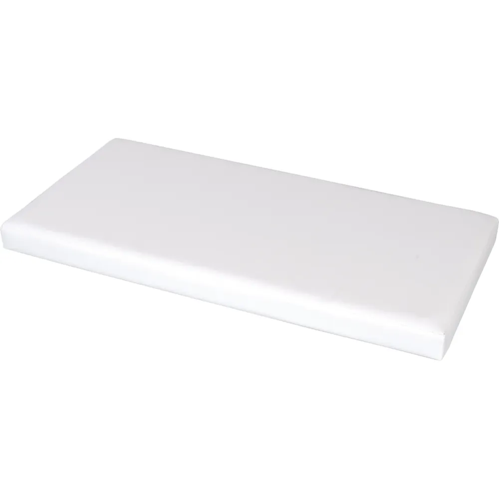 VESTIAMO CASA - Pouf Contenitore Bianco ecopelle richiudibile h38x76x38 cm