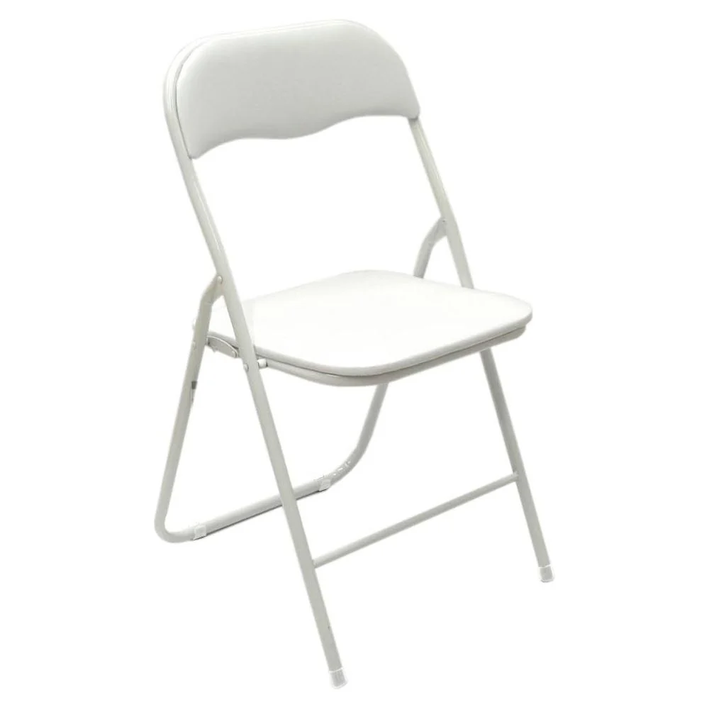 VESTIAMO CASA - Sedia pieghevole bianca - h78x43x44 cm