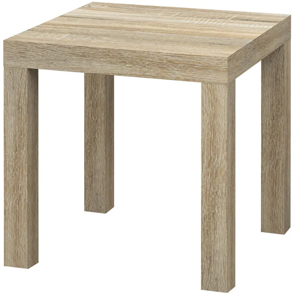 VESTIAMO CASA - Tavolino quadrato legno naturale - h45x45x45 cm