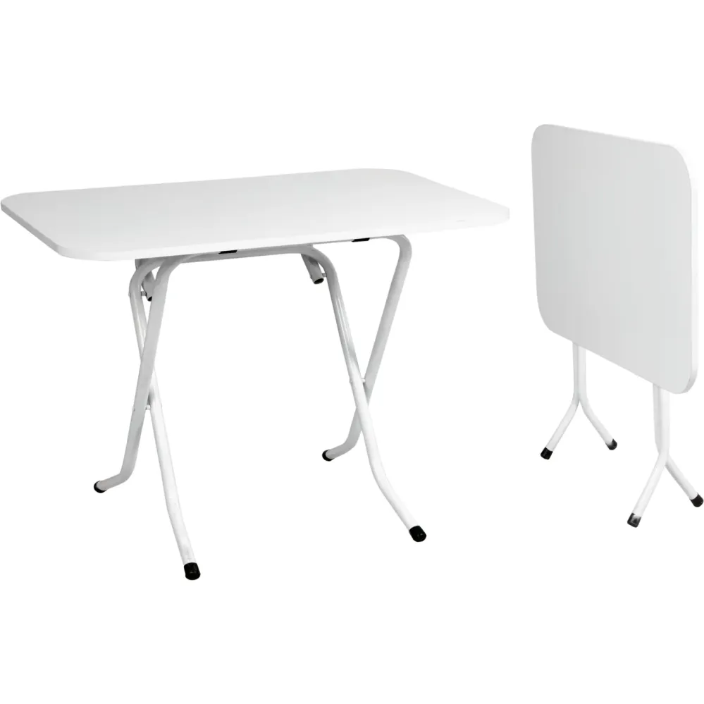 VESTIAMO CASA - Tavolo richiudibile bianco - h75x110x70 cm