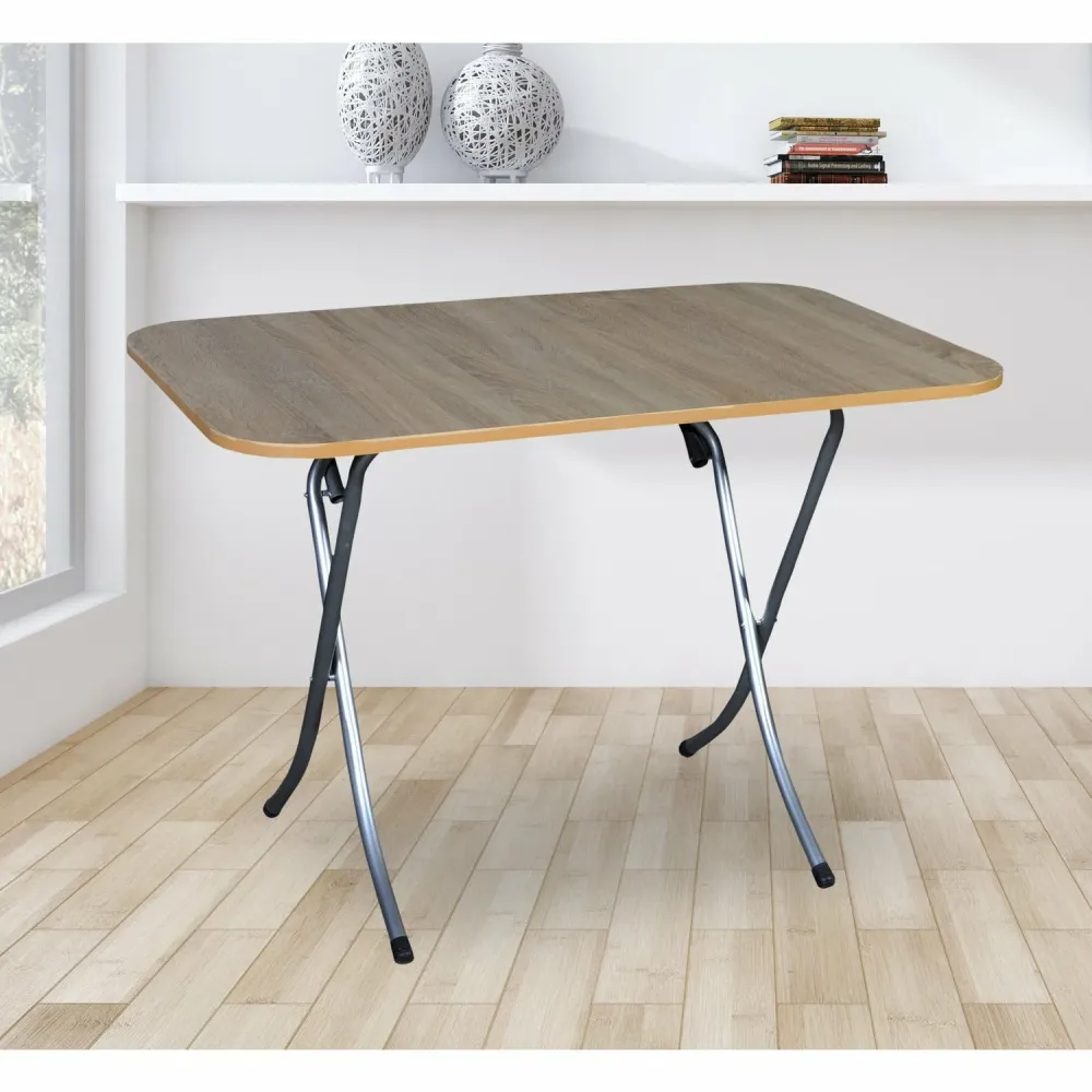 VESTIAMO CASA - Tavolo richiudibile legno rovere - h75x110x70 cm