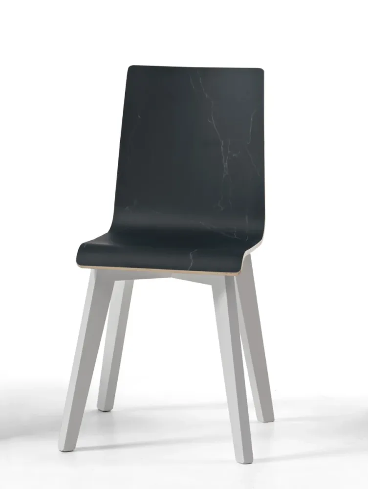 Victor - Set da 2 Sedia moderna per soggiorno legno cm 40x40x89h - vari colori
