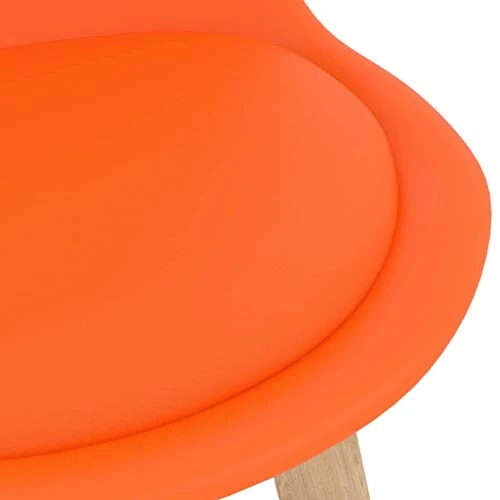 vidaXL Sgabelli da Bar 2 pz Arancioni Similpelle