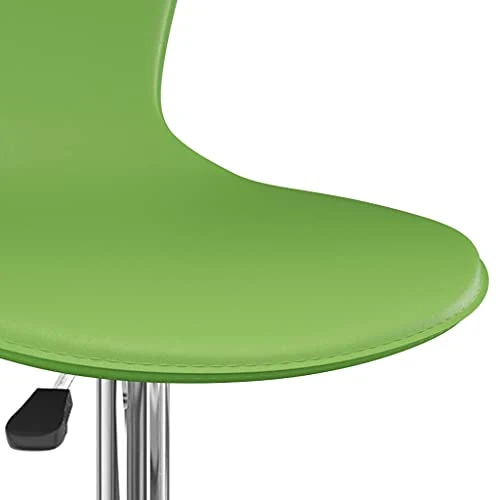 vidaXL Sgabelli da Bar 2 pz Verdi Similpelle