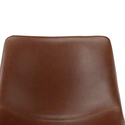 vidaXL Sgabello da Bar Marrone Chiaro Similpelle