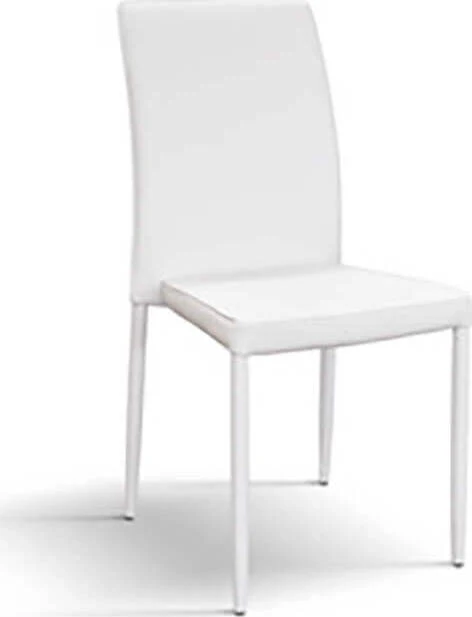 VIOLETTA - sedia moderna polipropilene cm 43 x 53 x 92 h Bianco Milani Home