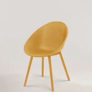 Virginia Design sedia vaso di argilla giallo