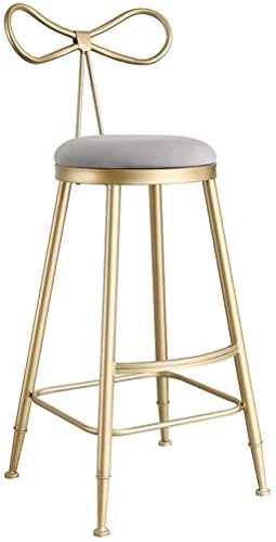 WANGFENG Sgabelli Sgabelli da Bar Bancone da Cucina Sgabello da Trucco Gambe Metallo Dorato Moderno Ed Elegante Velluto Gr...
