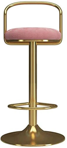 WANGFENG Sgabelli Sgabello Girevole Sedia Bar Bancone Cucina Sgabello Bar Ferro Battuto Regolabile Ricevimento con Gamba M...