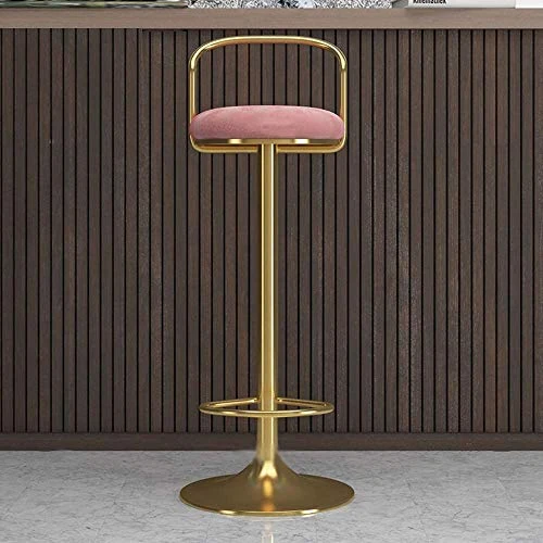 WANGFENG Sgabelli Sgabello Girevole Sedia Bar Bancone Cucina Sgabello Bar Ferro Battuto Regolabile Ricevimento con Gamba M...