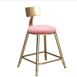 WDHWD Sgabelli da Bar Sedia da Bar nordica Sedia da Bar Alta Metallo Sgabello Alto Moderno Semplice Ferro battuto Sedile d...