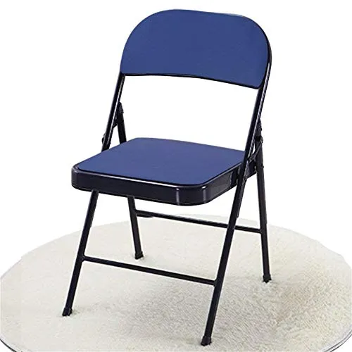 WDHWD Sgabello per mobili Sgabello Pieghevole Sedia da Ufficio Schienale Sedia Sedile Sgabello da Pranzo Sedia Imbottita/B...