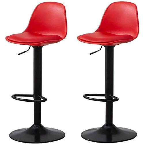 WDZJM (2PCS Sgabello da Bar, Sedia alzante per Sedia da scrivania Moderna Minimalista Europea, Sgabello Alto per Uso Domes...