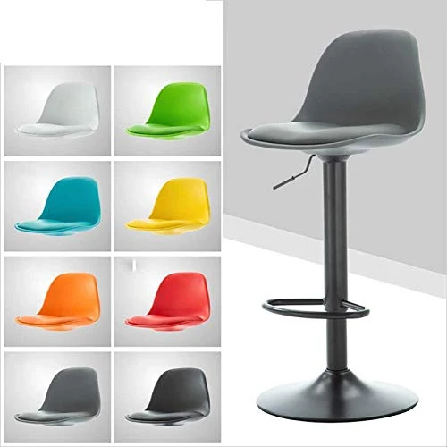 WDZJM (2PCS Sgabello da Bar, Sedia alzante per Sedia da scrivania Moderna Minimalista Europea, Sgabello Alto per Uso Domes...