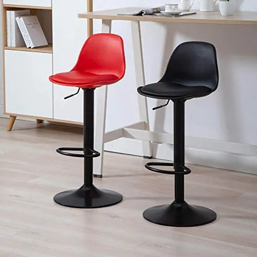 WDZJM (2PCS Sgabello da Bar, Sedia alzante per Sedia da scrivania Moderna Minimalista Europea, Sgabello Alto per Uso Domes...