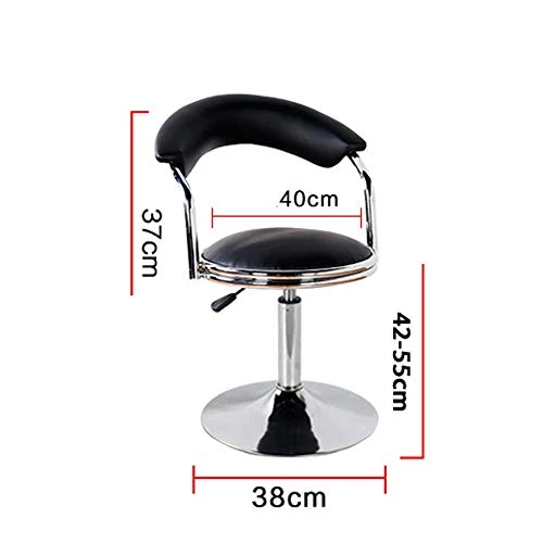 WH-IOE Sgabello da Bar Chair Trucco Sgabello Ascensore Bar Chair Rotonda Sgabello Girevole Bar Sedia Bellezza Sgabello Pos...