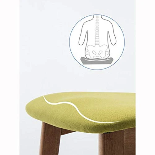 WHOJA Legno Massiccio Sedia da Bar Sgabello Alto Domestico Cotone e Lino Traspirante 101x48x40cm Sgabelli da Bar Sedie Set...